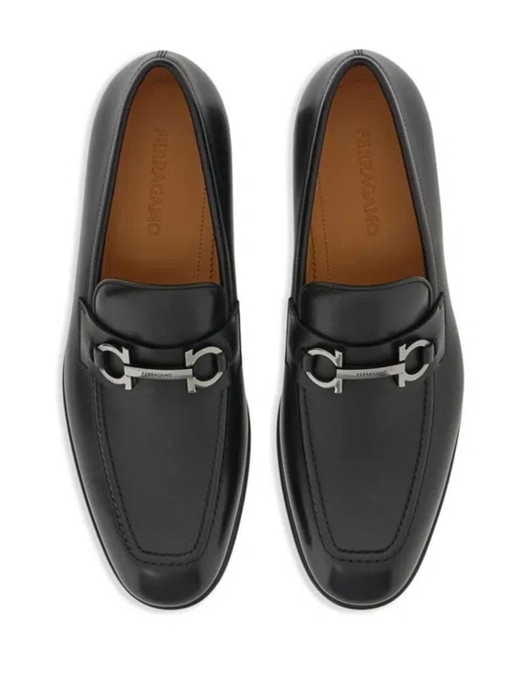 FERRAGAMO Salvatore  Foster Moccasins Shoes In Black Product Image