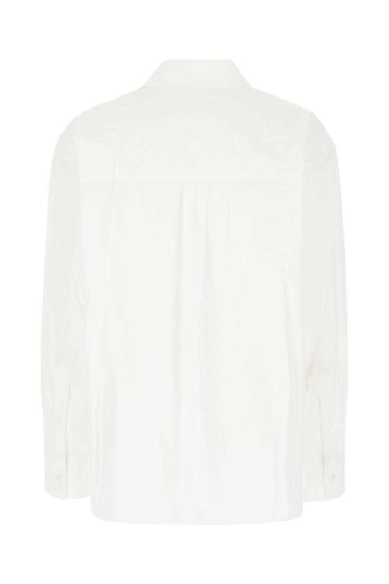 ALEXANDER WANG T White Poplin Oversize Shirt Product Image