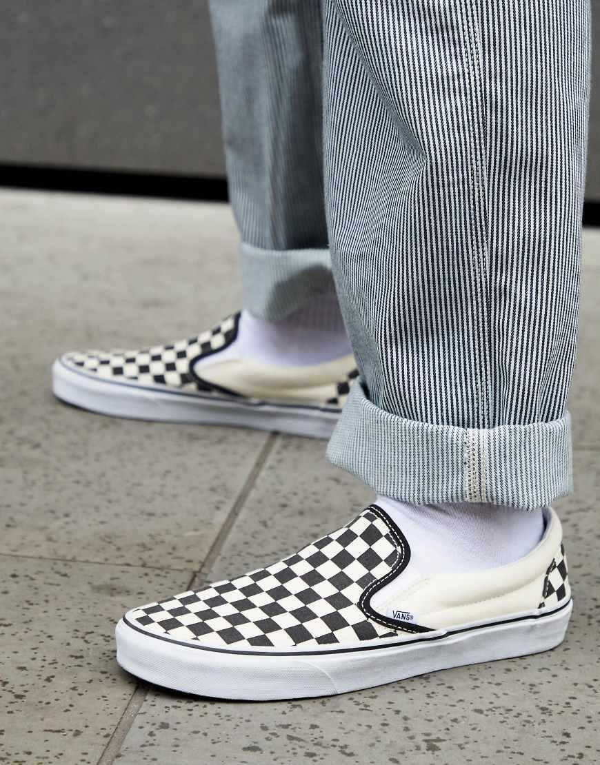 Vans Classic Slip-On in Black White Checker at Nordstrom, Size 6 Women's Product Image