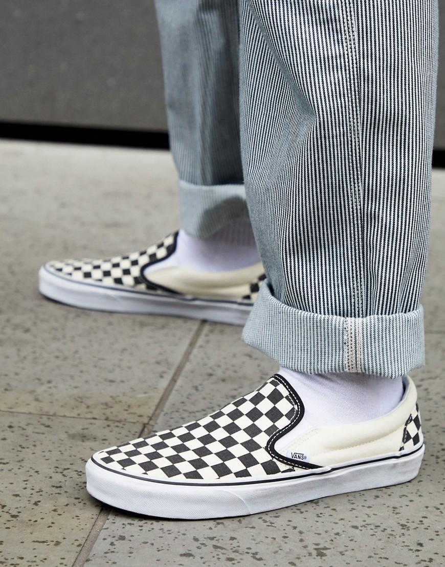 Vans Classic Slip-On in Black White Checker at Nordstrom, Size 6 Women's Product Image