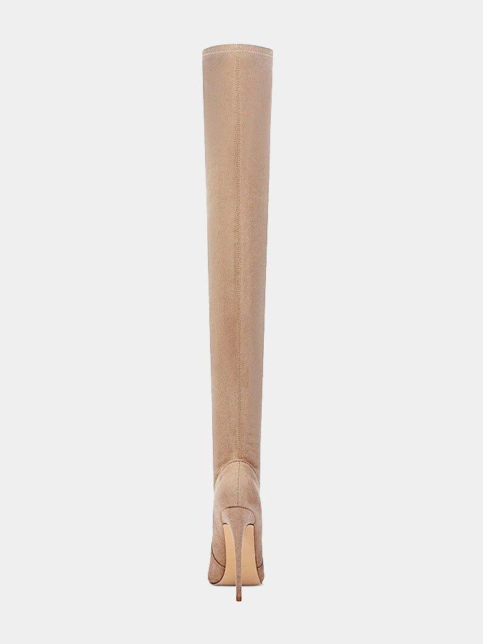 T21 Boot- Nude Suede Product Image