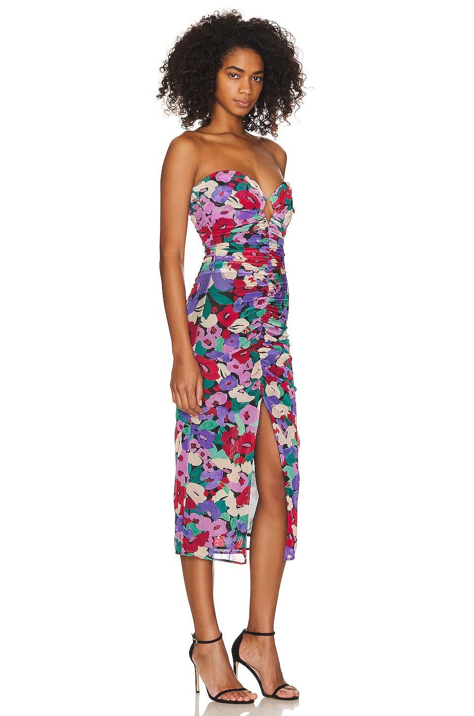 Sorin Diamond Cutout Midi Dress NICHOLAS Product Image