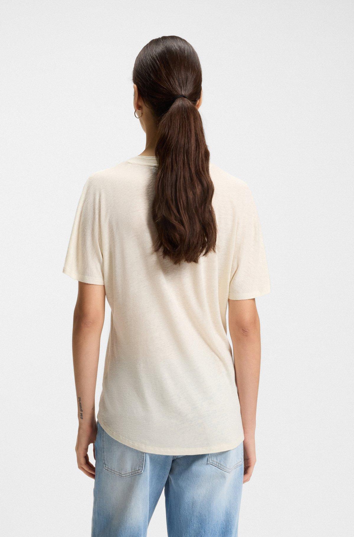 V-neck T-shirt with Double B monogram Product Image