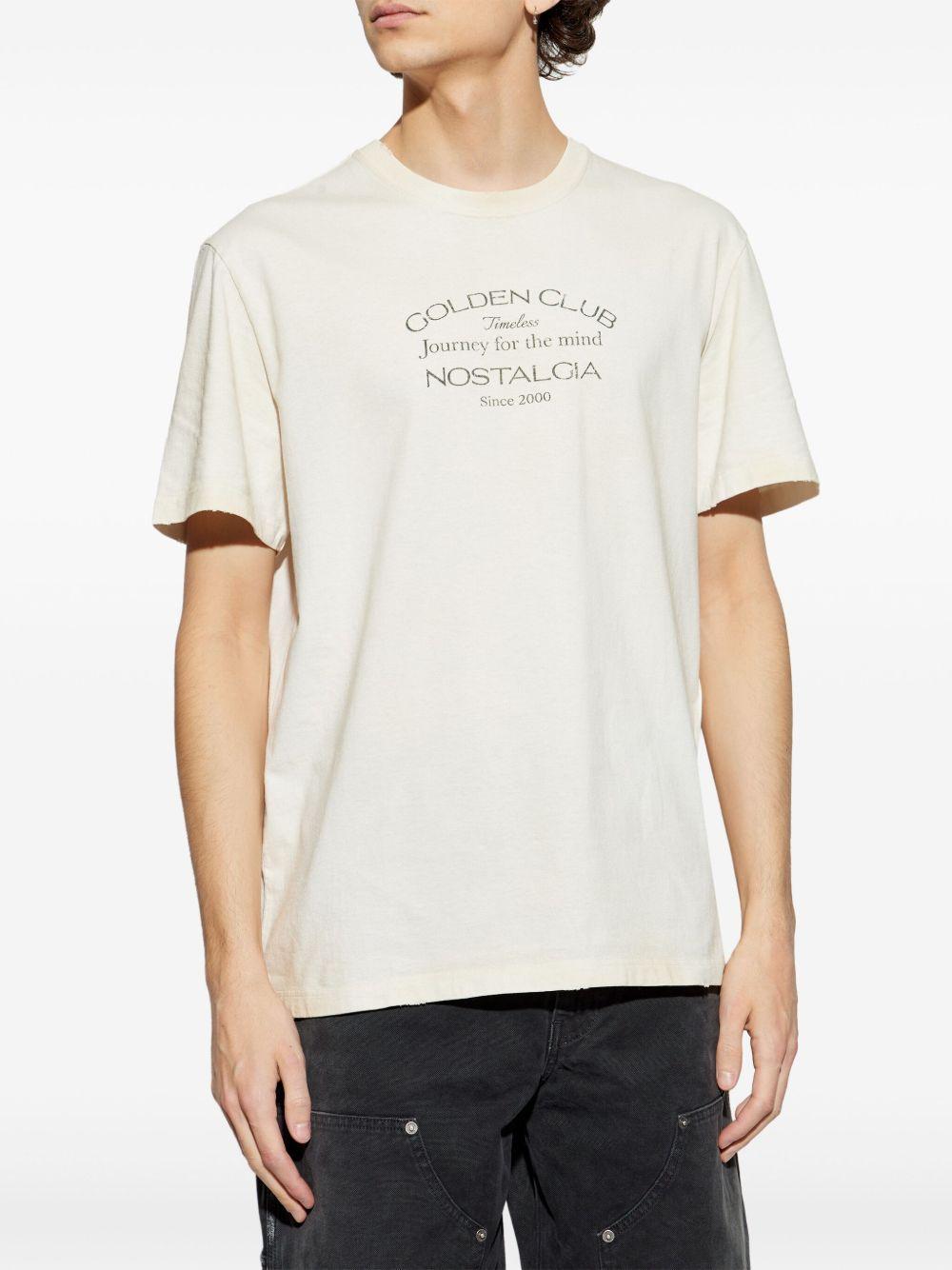 slogan-print T-shirt Product Image