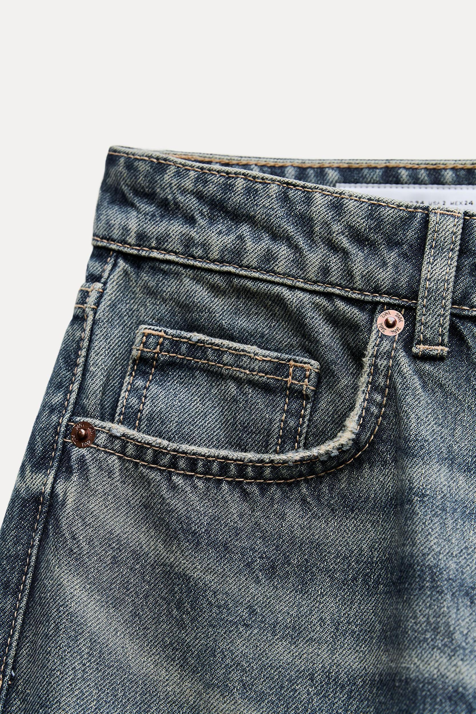 FULL LENGTH TRF MID-RISE WIDE LEG JEANS Product Image