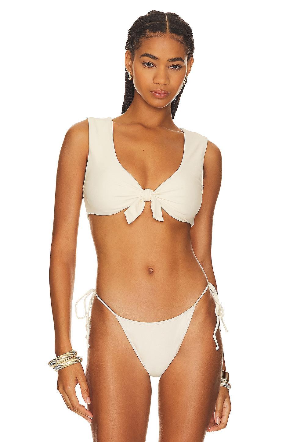 Santorini T Shirt Bikini Top YEVRAH SWIM Product Image