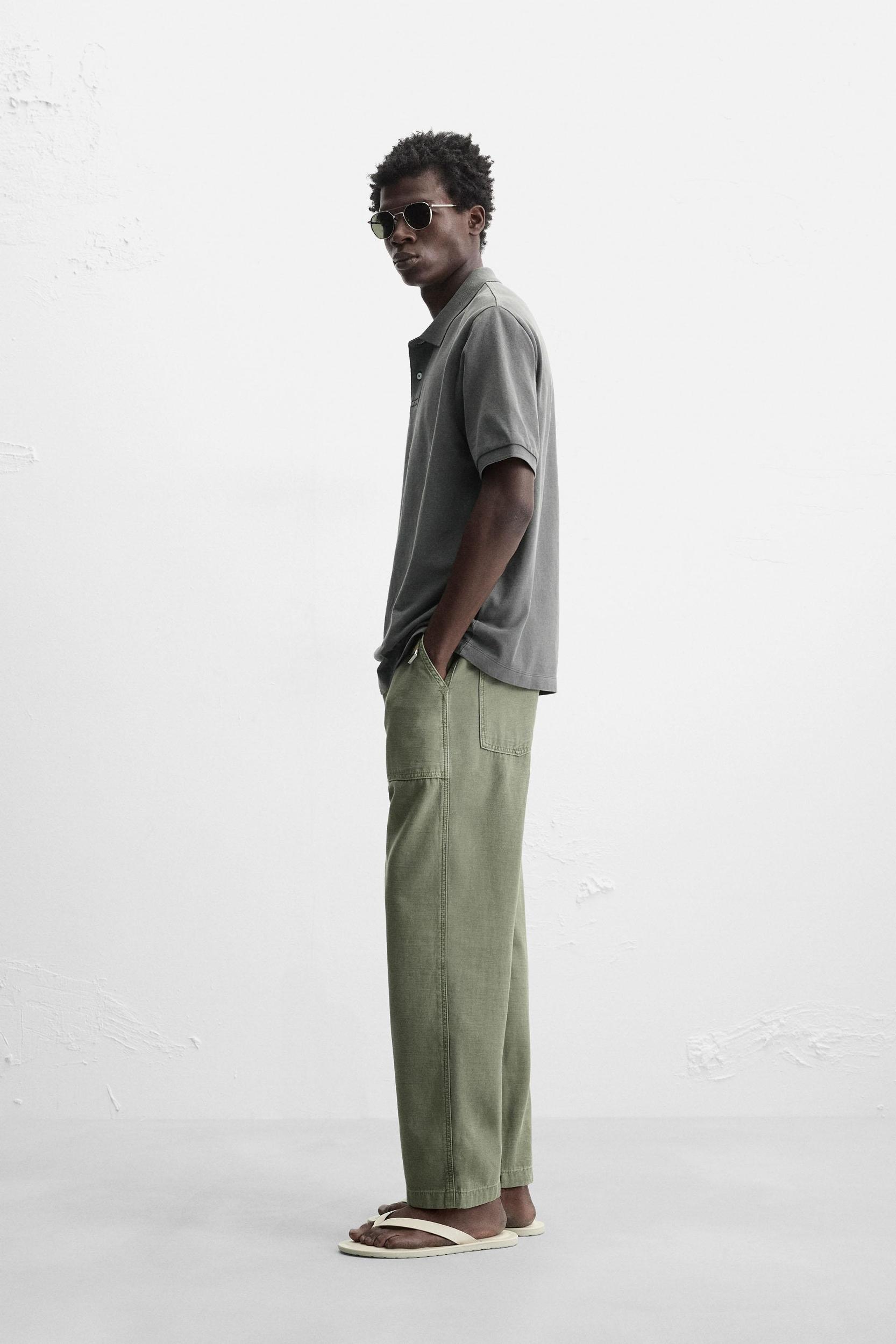 WASHED PIQUÉ POLO SHIRT Product Image