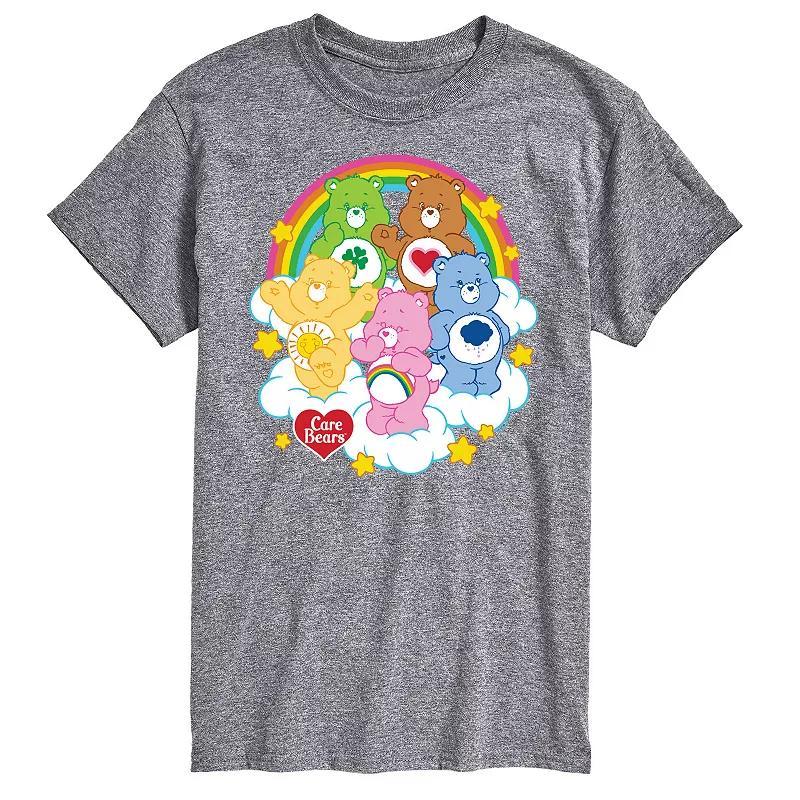 Big & Tall Care Bears Group On Clouds Graphic Tee, Men's, Size: Large Tall, Gray Product Image