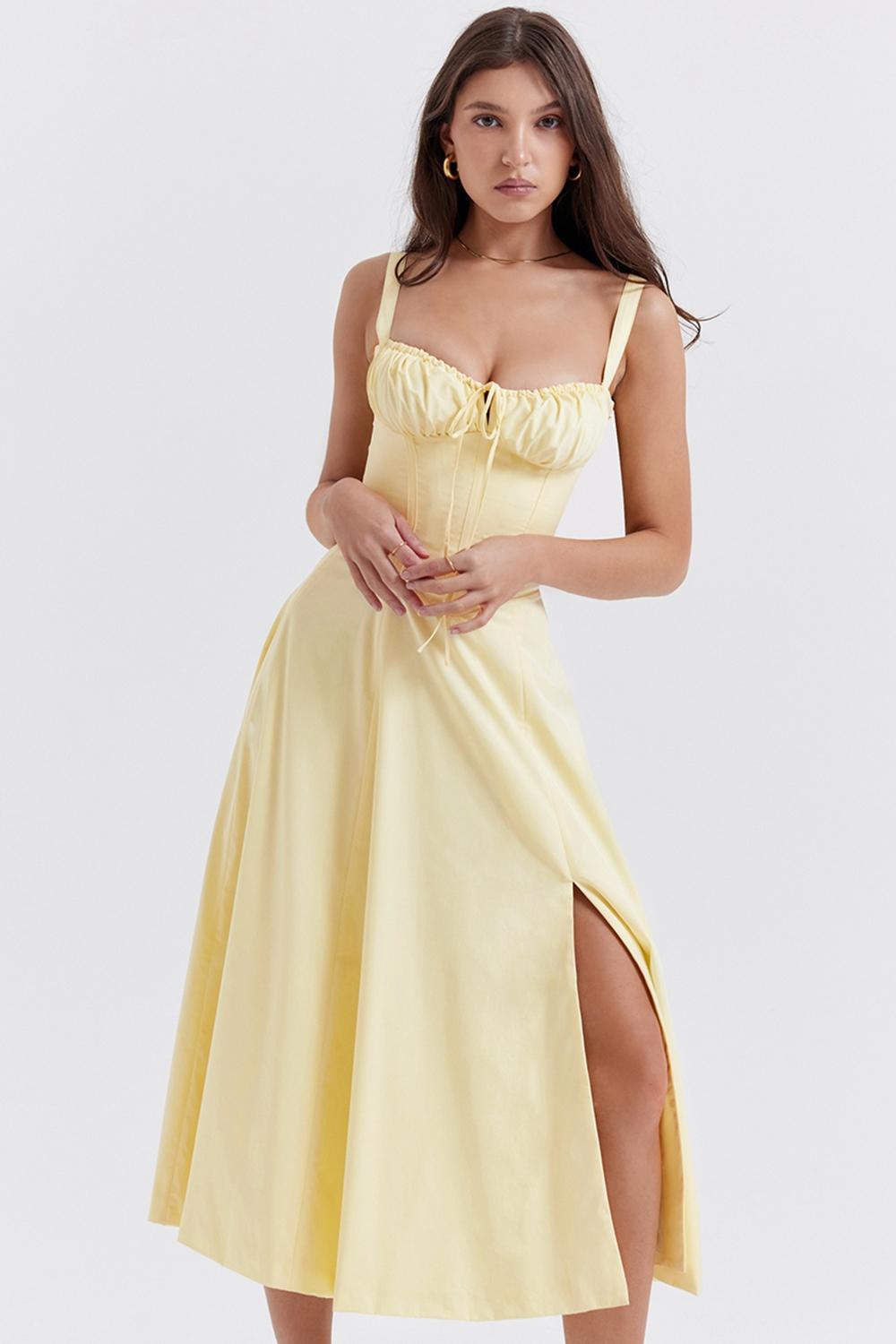 Carmen Buttercup Bustier Sundress Product Image