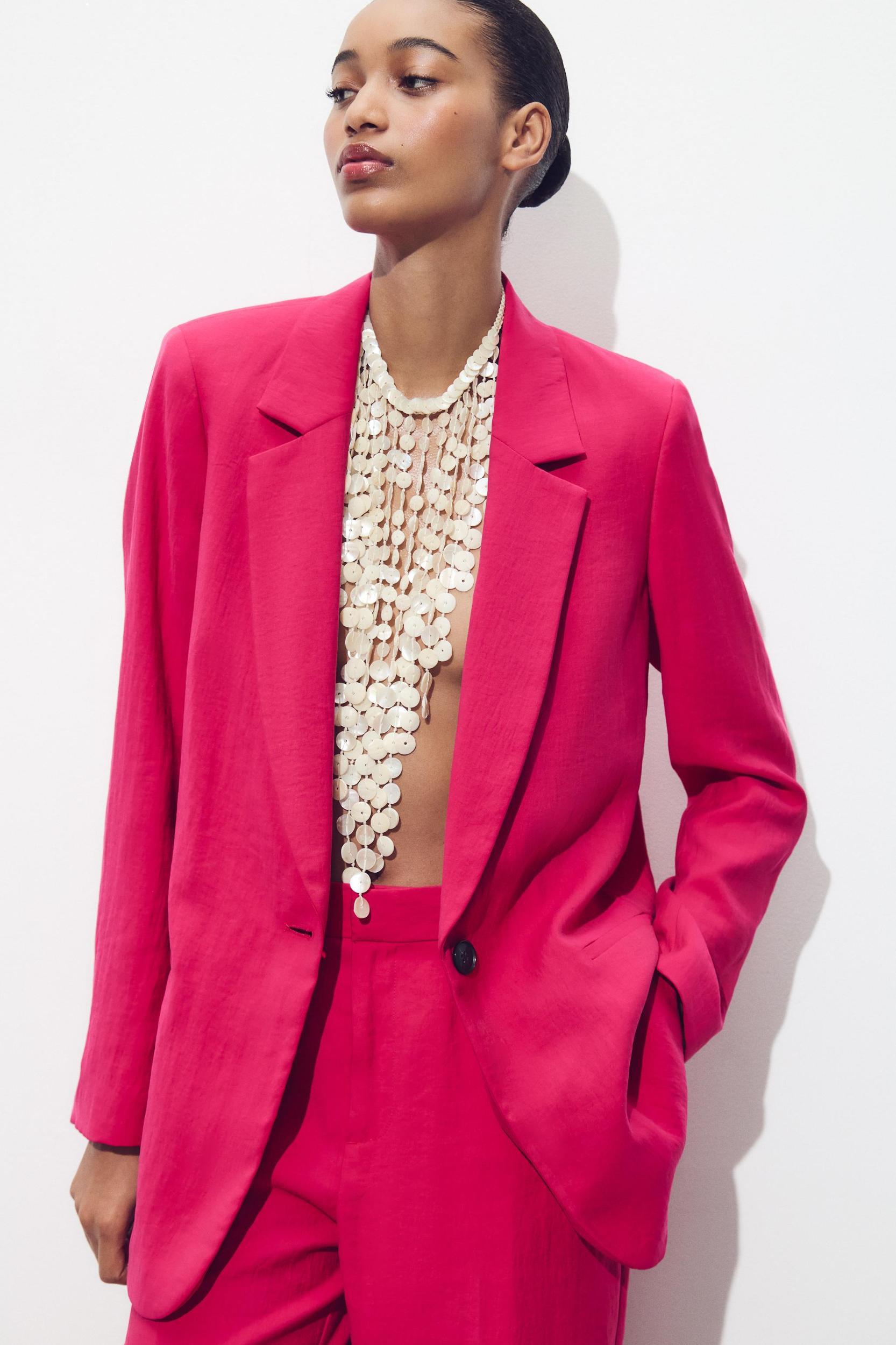 WRINKLED EFFECT BLAZER Product Image