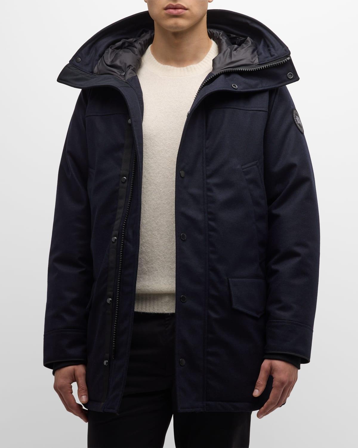 Canada Goose Langford Hooded Wool Blend Down Parka Product Image