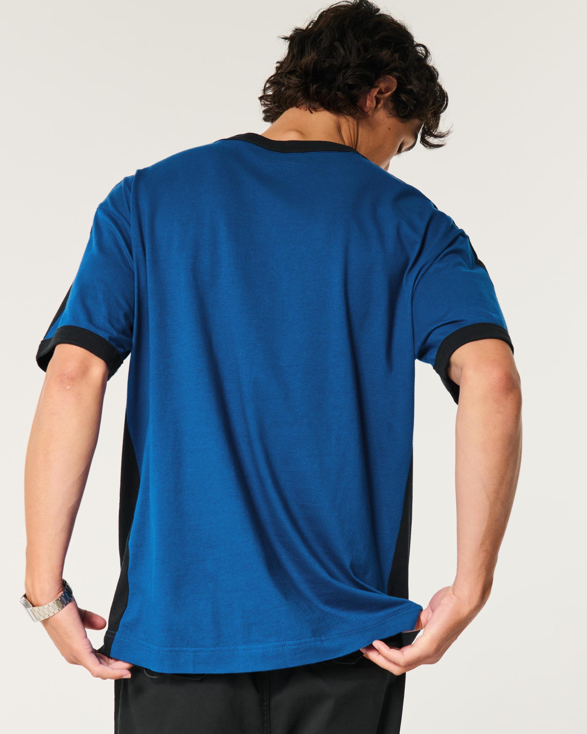Boxy Ringer Crew T-Shirt Product Image