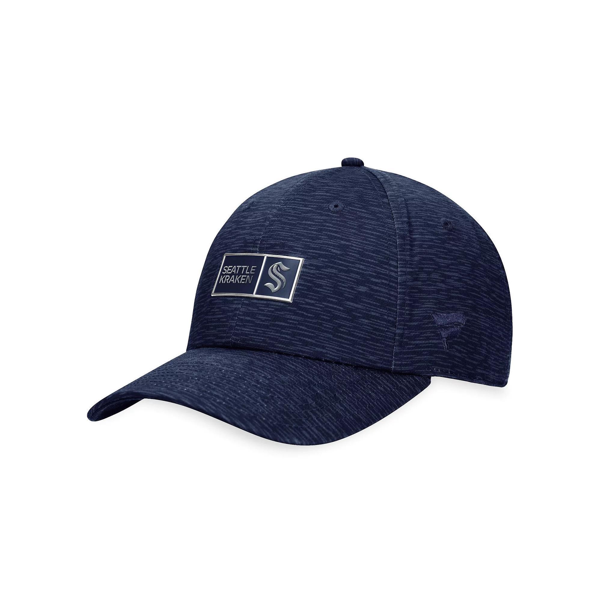Men's Fanatics Branded Deep Sea Blue Seattle Kraken Authentic Pro Road Adjustable Hat, Krk Blue Product Image