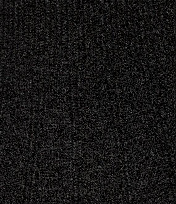 BOSS By Hugo Boss Frankina Compact Knit Scoop Neck Short Sleeve Fit-And-Flare Dress Product Image