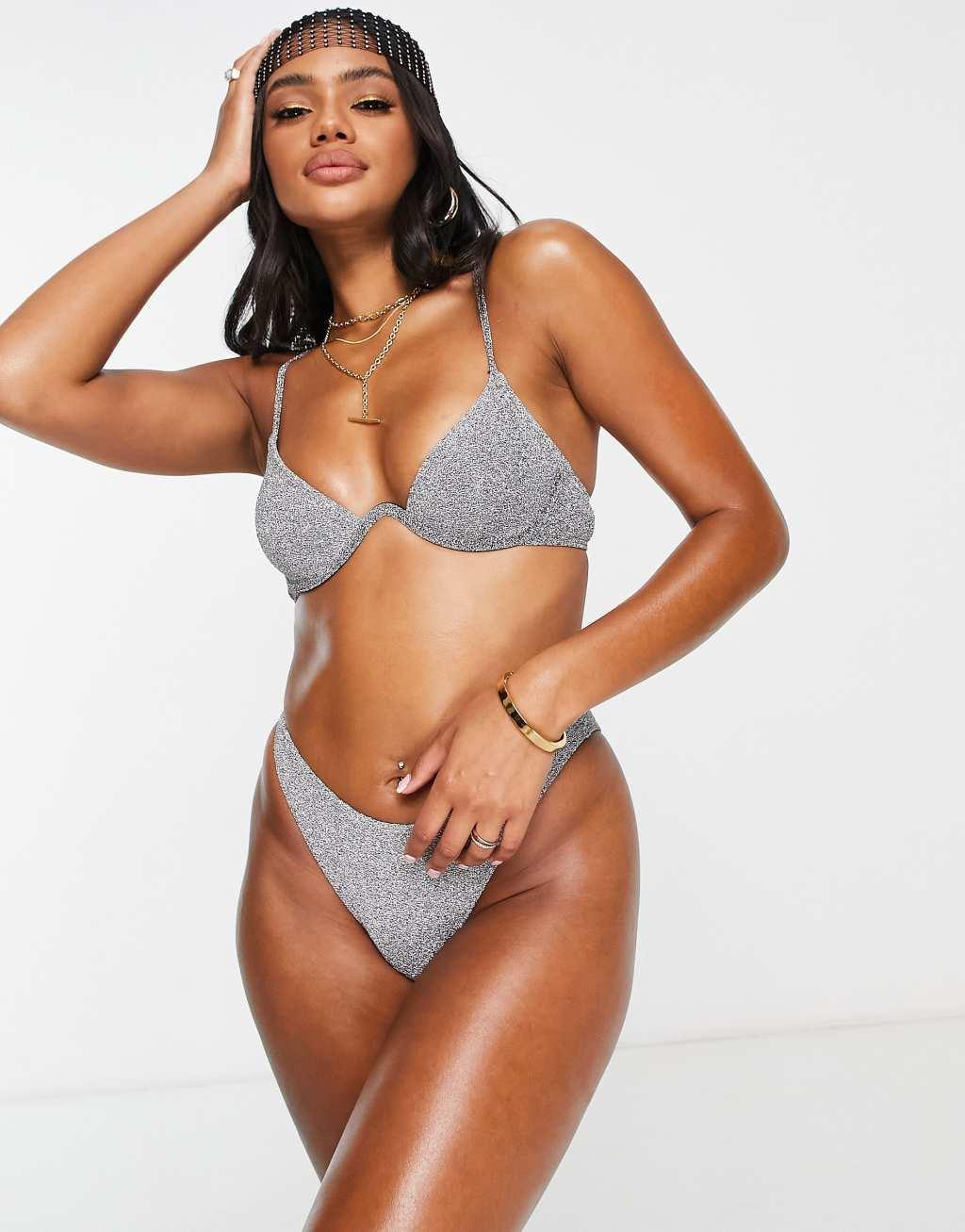 South Beach mix & match exaggerated wire bikini top Product Image