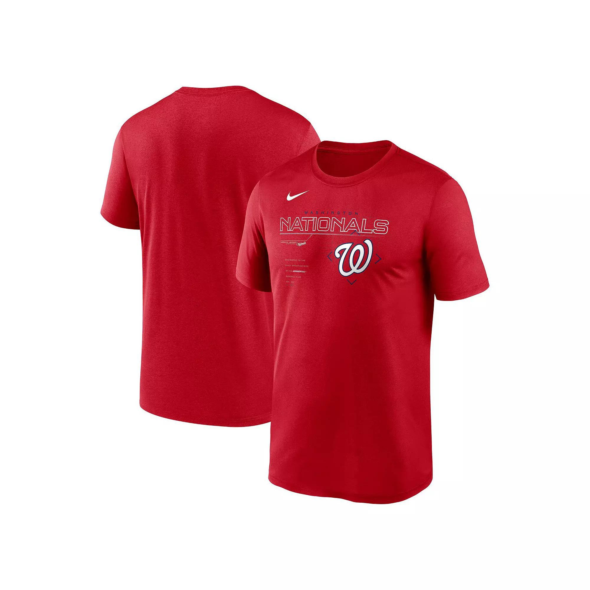 Men's Nike Red Atlanta Braves Icon Legend Performance T-Shirt, Size: Small Product Image