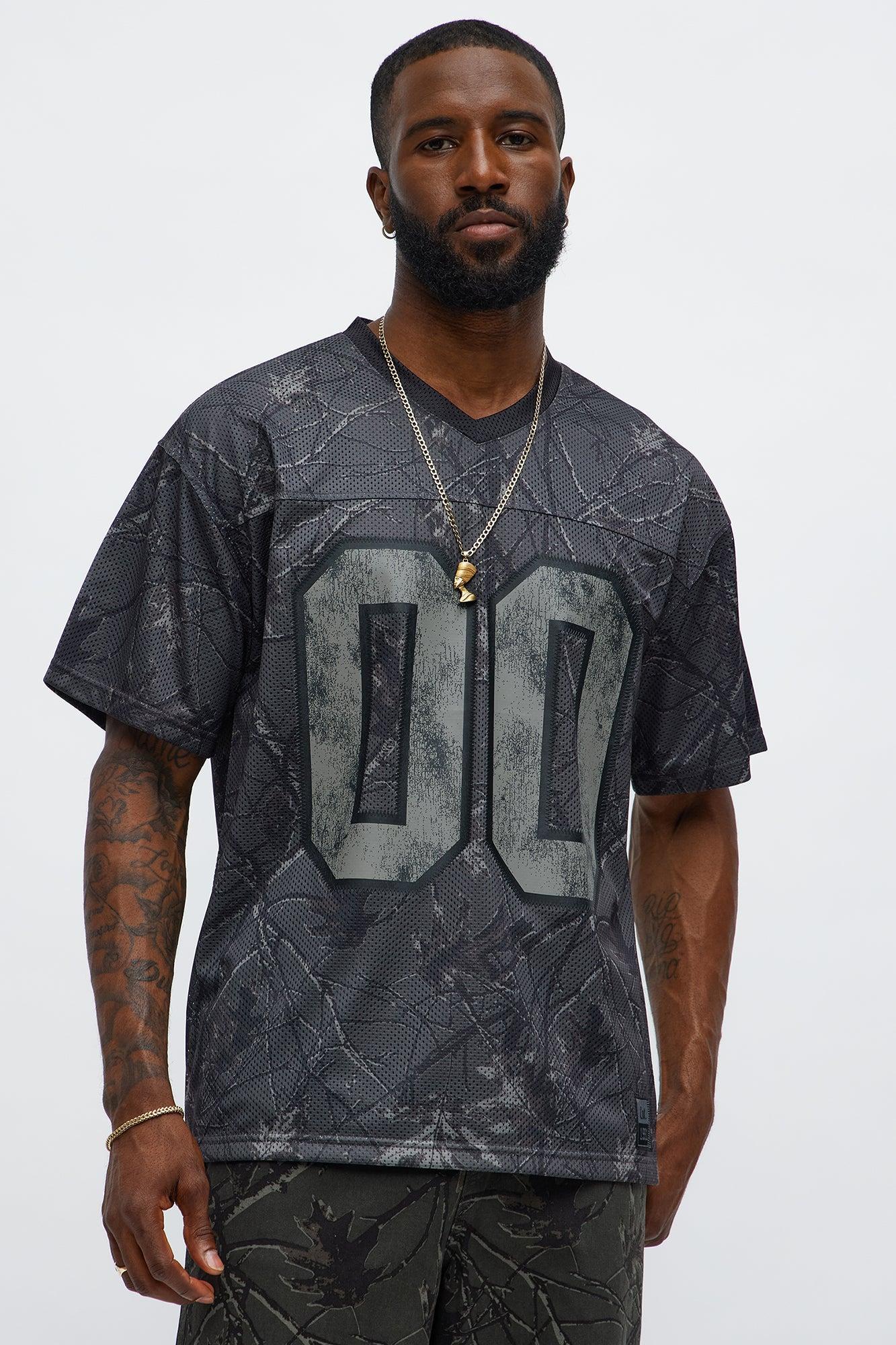 Short Sleeve Camo Jersey - Black Product Image