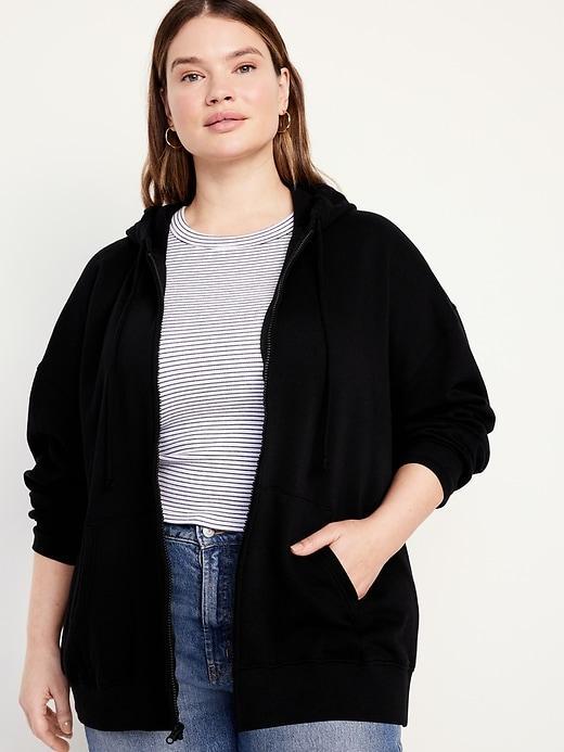SoComfy Oversized Zip Hoodie Product Image