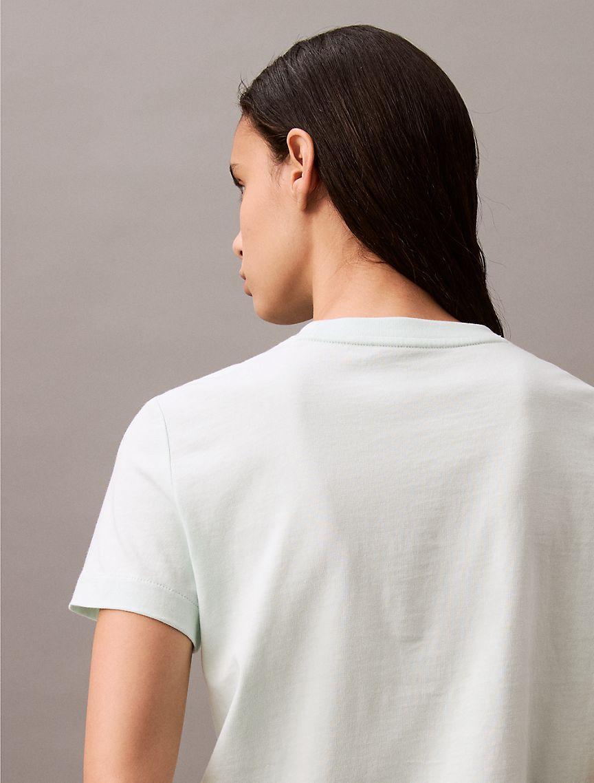 Flocked Logo Graphic Slim T-Shirt Product Image
