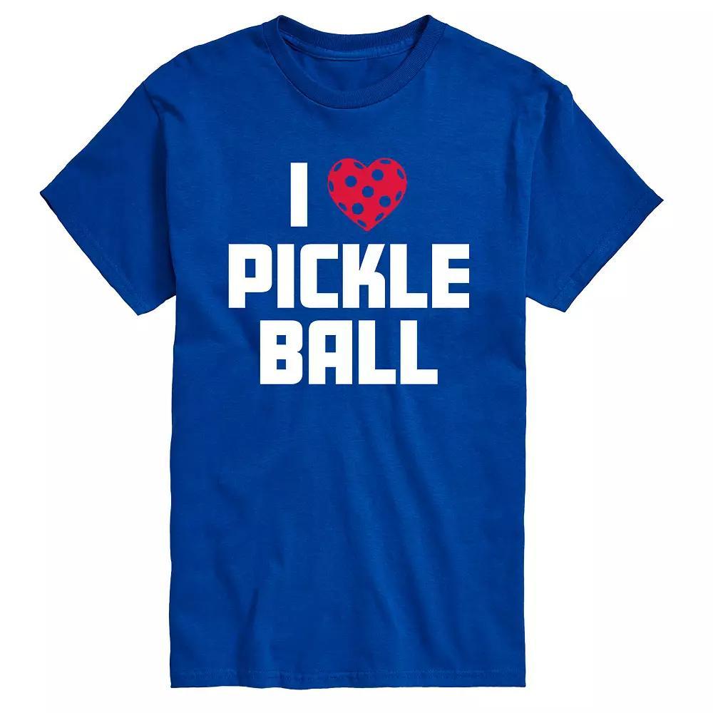 Mens I Love Pickleball Tee Product Image
