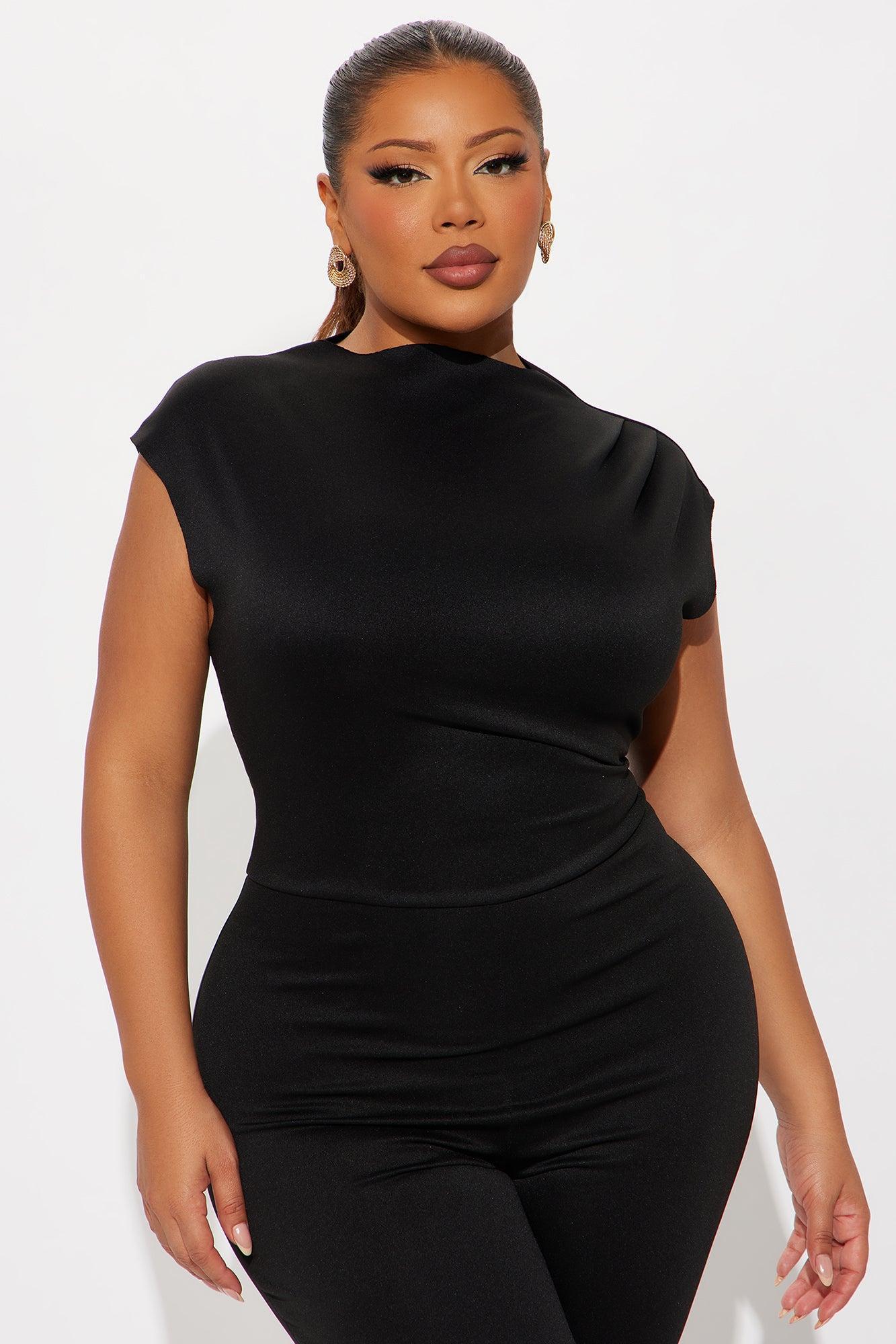 Bad Intentions Capri Jumpsuit - Black Product Image