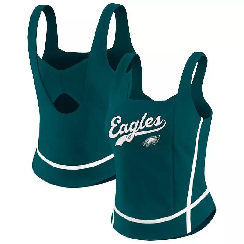 Women's WEAR by Erin Andrews  Brown San Diego Padres Square Neck Tank Top, Size: XL Product Image