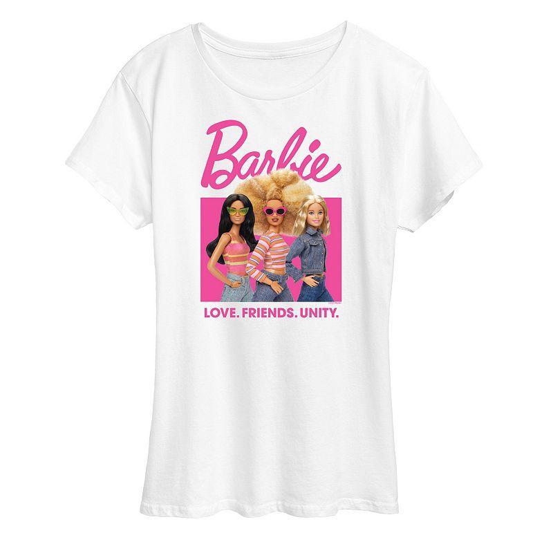 Womens Barbie Love Friends Unity Graphic Tee Product Image