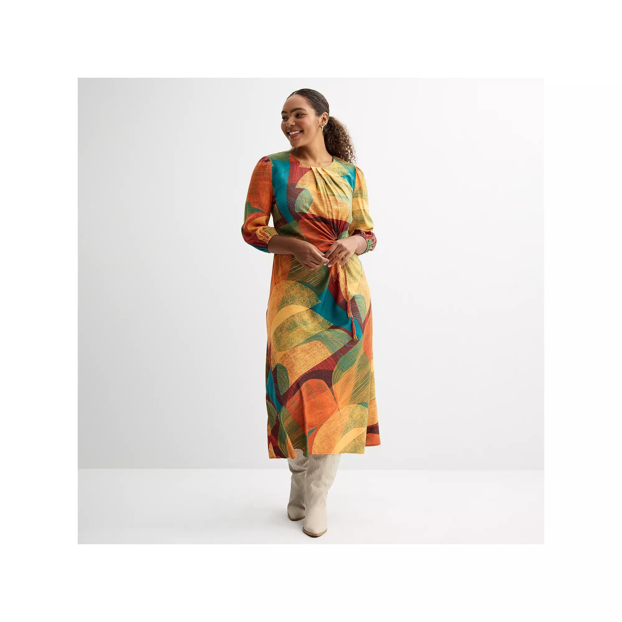 Women's Sonoma Community™ Brooklyn Dolly Keyhole Maxi Dress, Size: Medium, Midcent Product Image