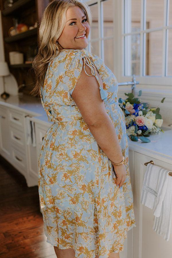 Kind Moment Floral Mini Dress Curves Product Image