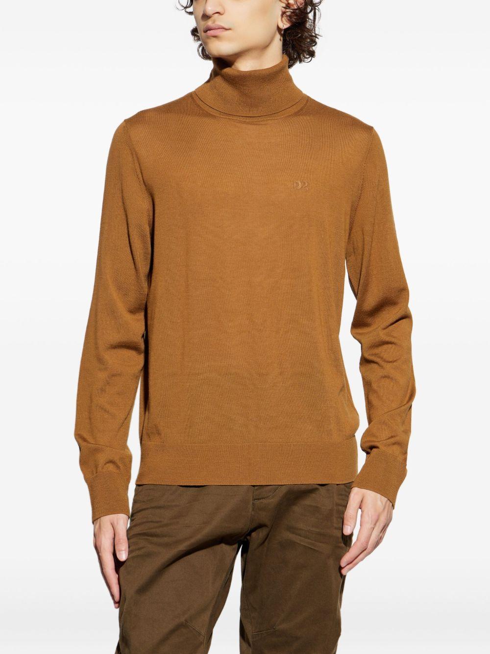logo-detail turtleneck sweater Product Image