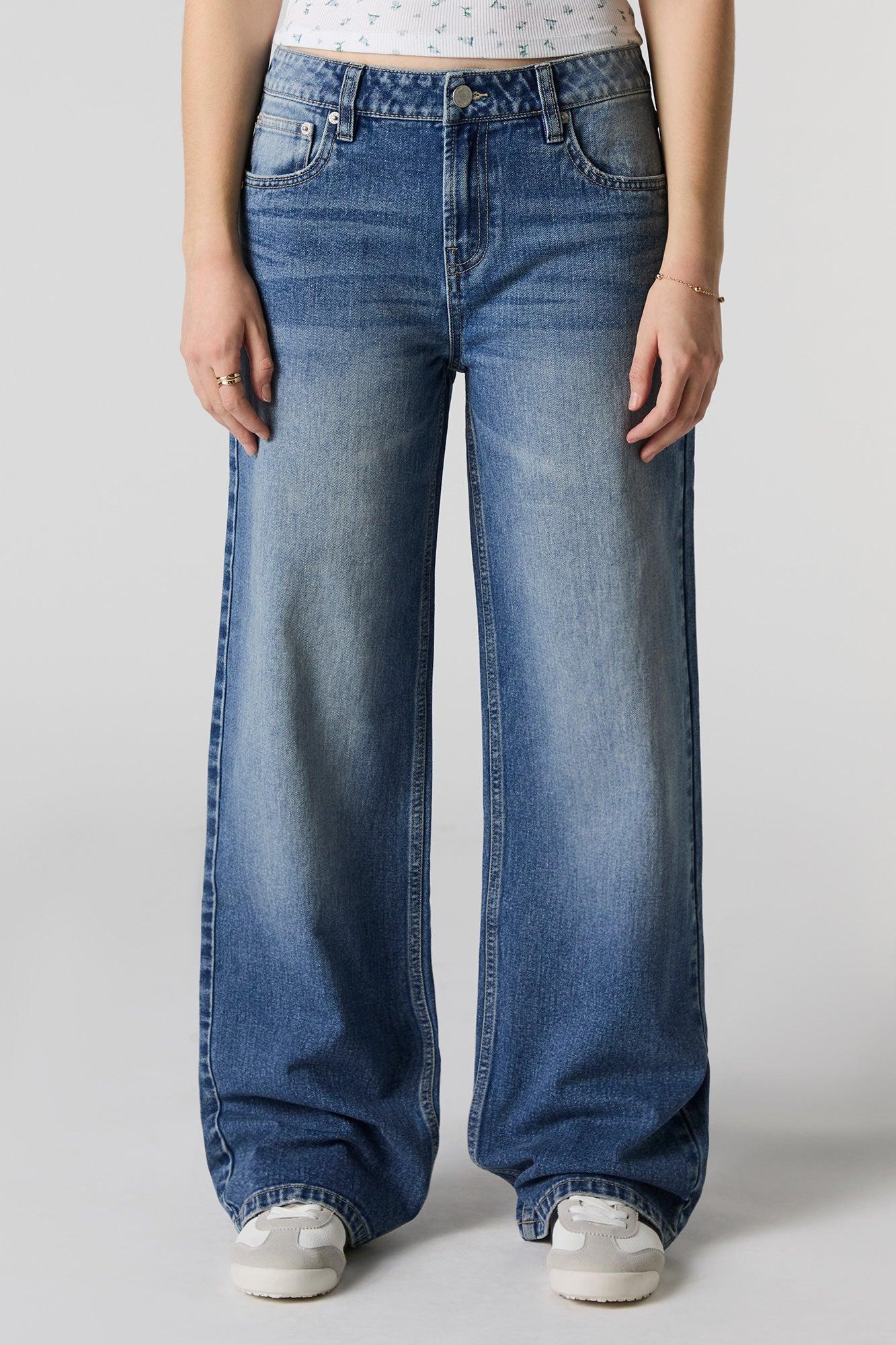 Dark Wash Low Rise Skater Jean Female Product Image