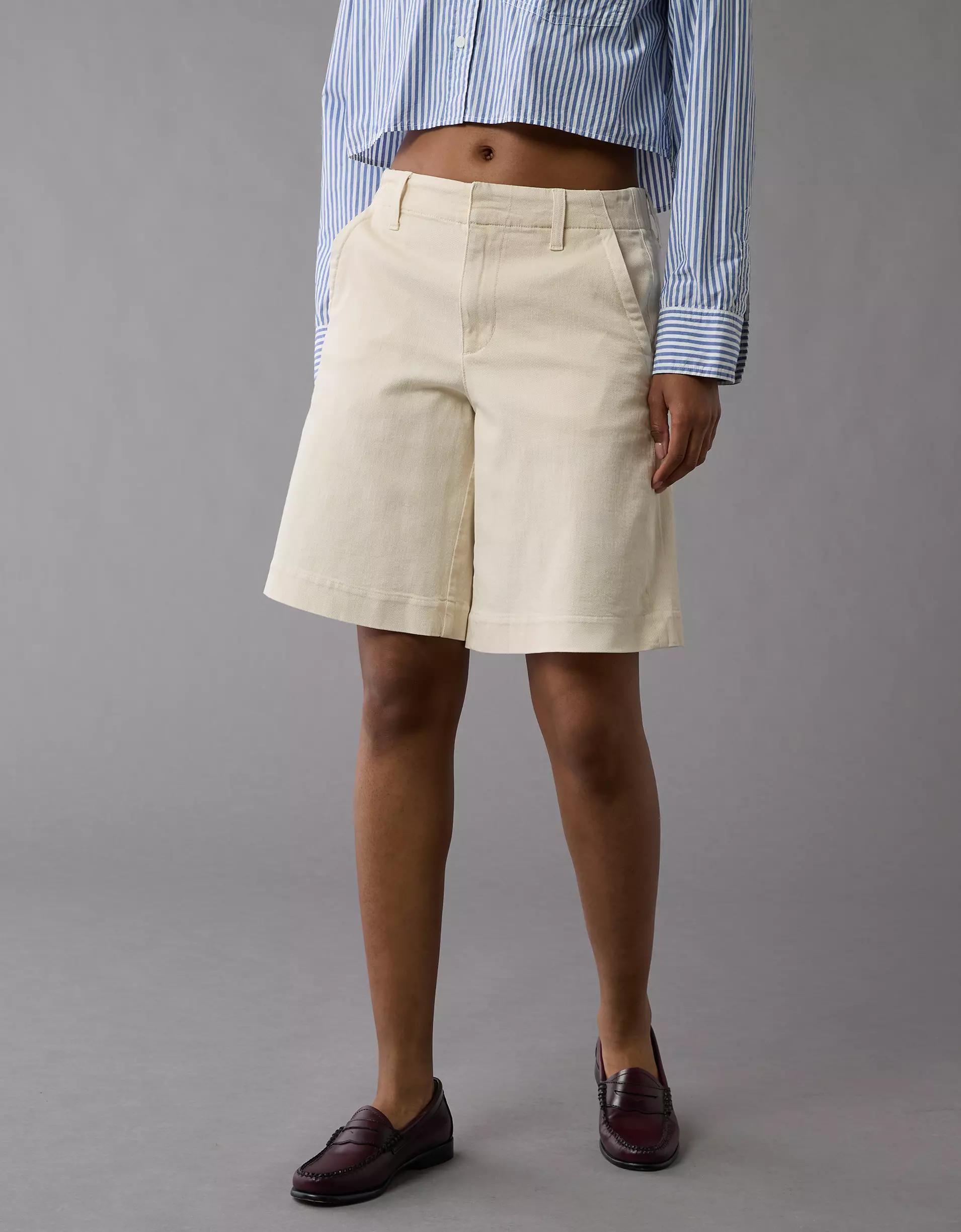 AE 11" Stretch High-Waisted Trouser Short Product Image