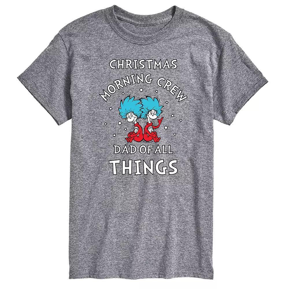 Men's Dr. Seuss Christmas Morning Tee, Size: XL, Gray Product Image
