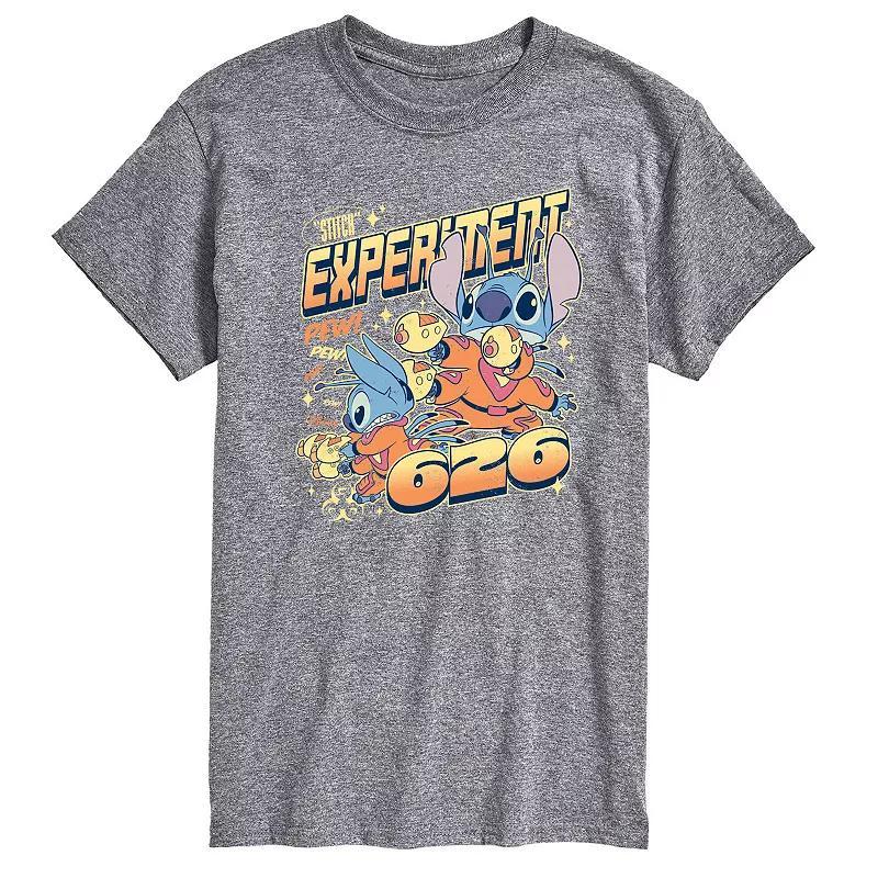 Disney's Lilo & Stitch Men's Experiment 626 Graphic Tee, Size: XL, Grey Gray Product Image