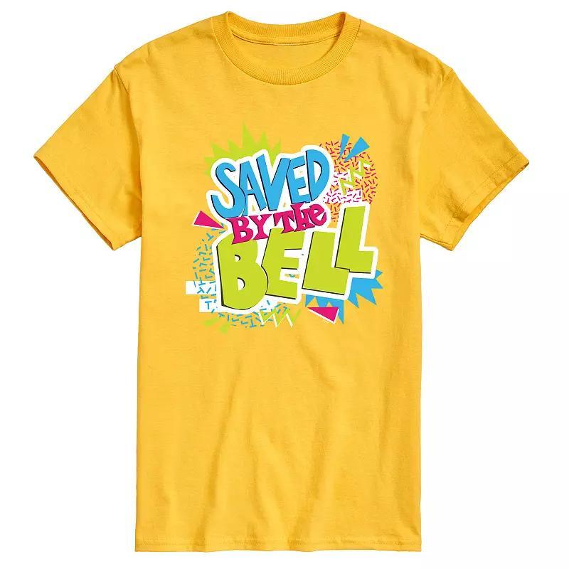 Mens Saved By The Bell Tee Graphic Tee Blue Product Image