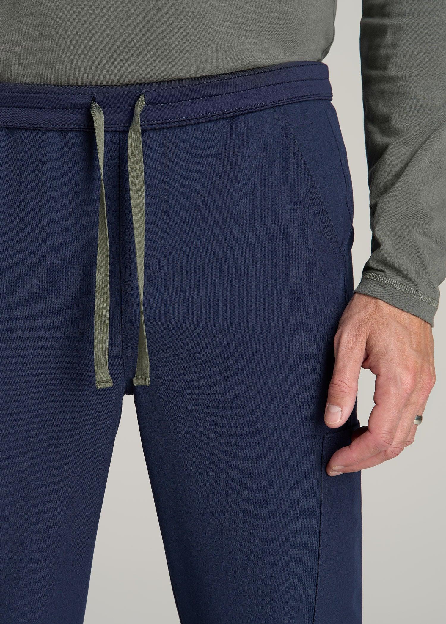 Cargo Scrub Pants for Tall Men in Patriot Blue Product Image