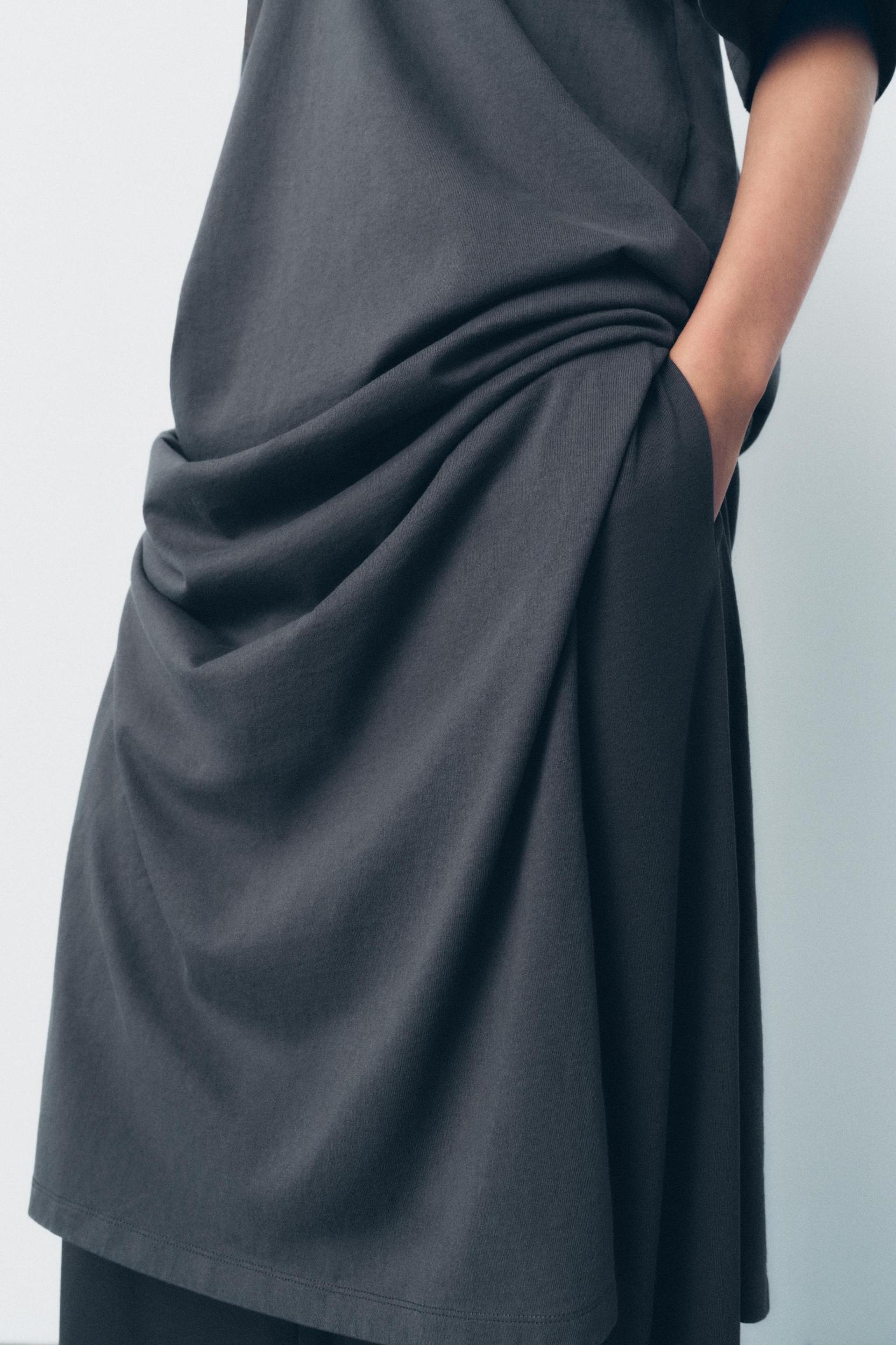 HEAVY COTTON TUNIC DRESS Product Image