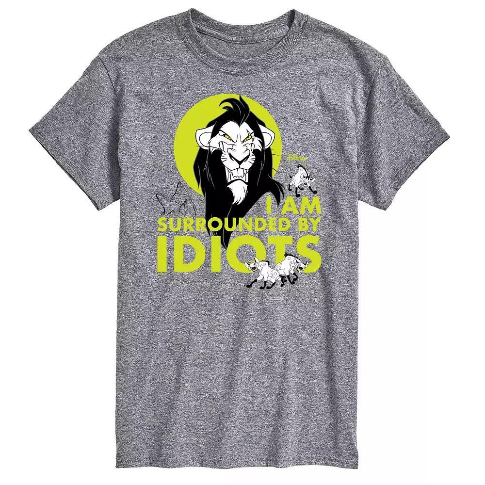 Disney Villains Lion King Mens I am Surrounded By Idiots Graphic Tee Product Image
