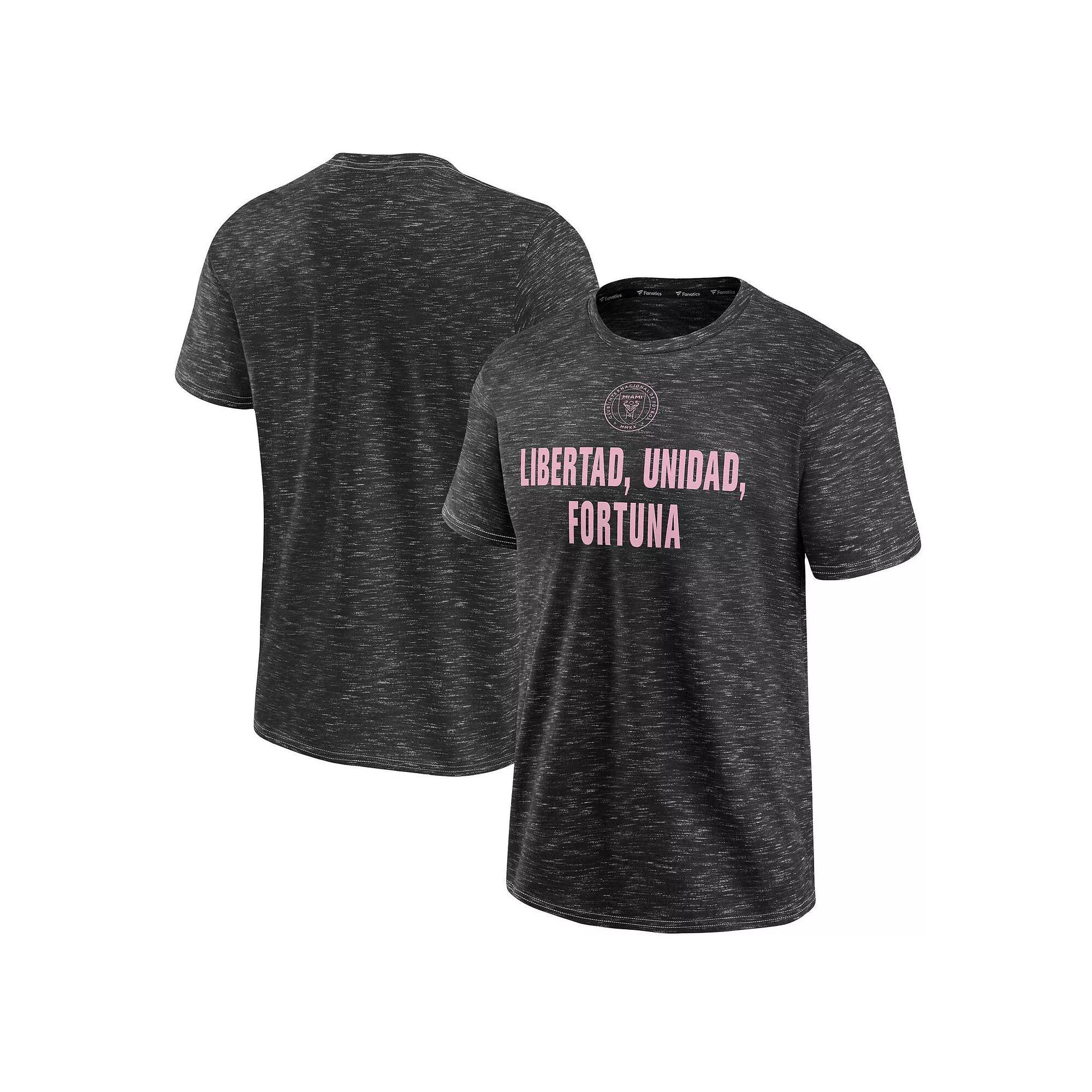 Men's Fanatics Branded  Charcoal Inter Miami CF T-Shirt, Size: Large, Mls Charco Product Image