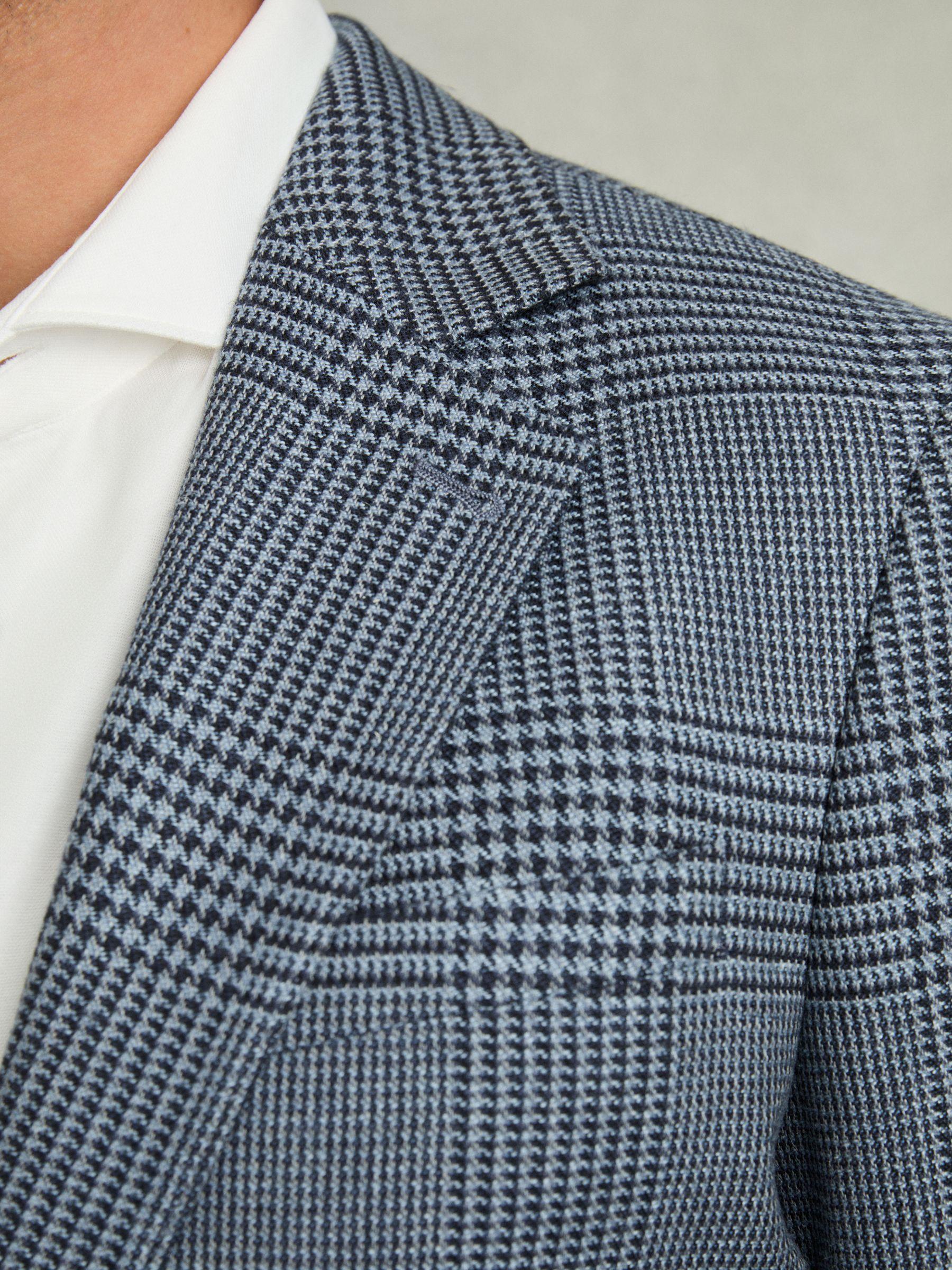 Single-Breasted Stretch Suit Blazer Slim-Fit in Stone Product Image