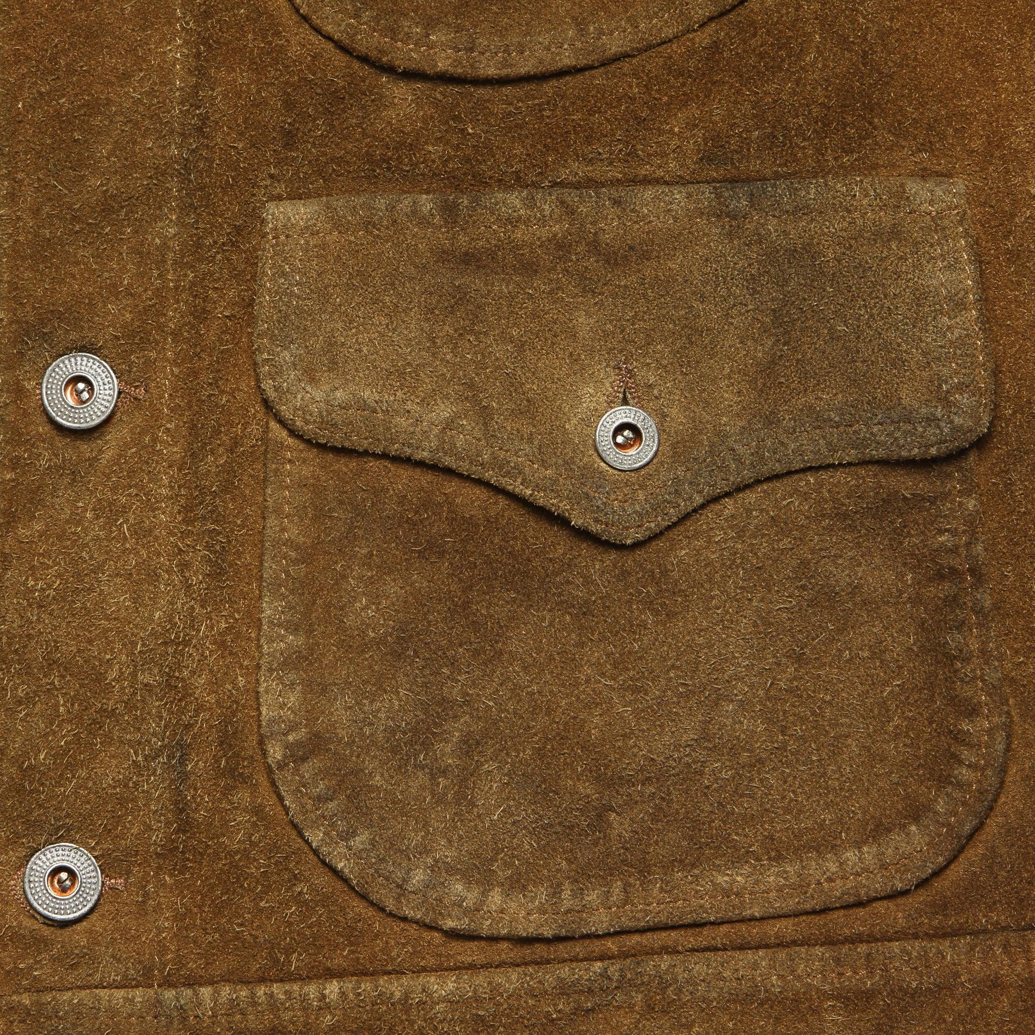 Alston Jacket - Brown Suede Product Image
