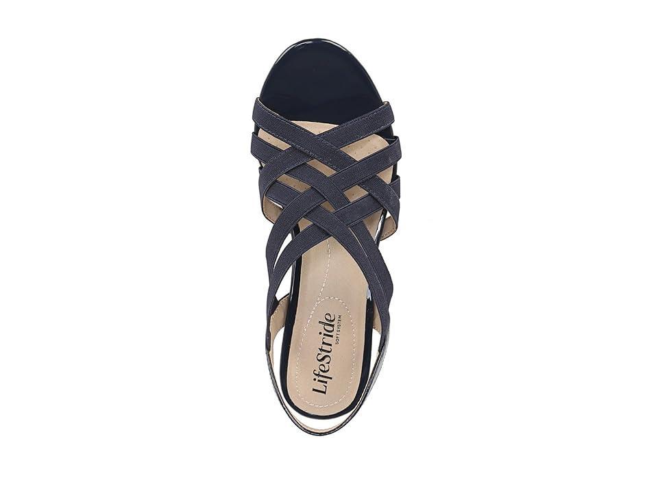 LifeStride Yung Womens Strappy Wedges Product Image