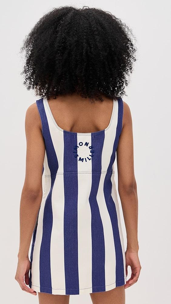 SIMONMILLER Sahara Striped Denim Dress | Shopbop Product Image