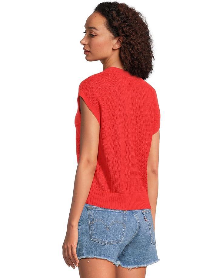 Wide Trim V-neck Sweater Product Image
