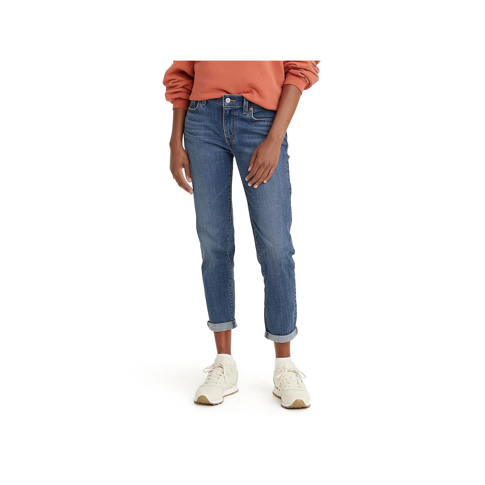 Women's Levi's® Boyfriend Jeans, Size: 32(US 14)Medium, Lapis Gem Product Image