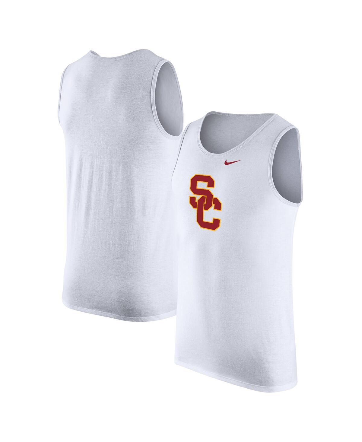 Men's Nike White USC Trojans Tank Top, Size: Large Product Image