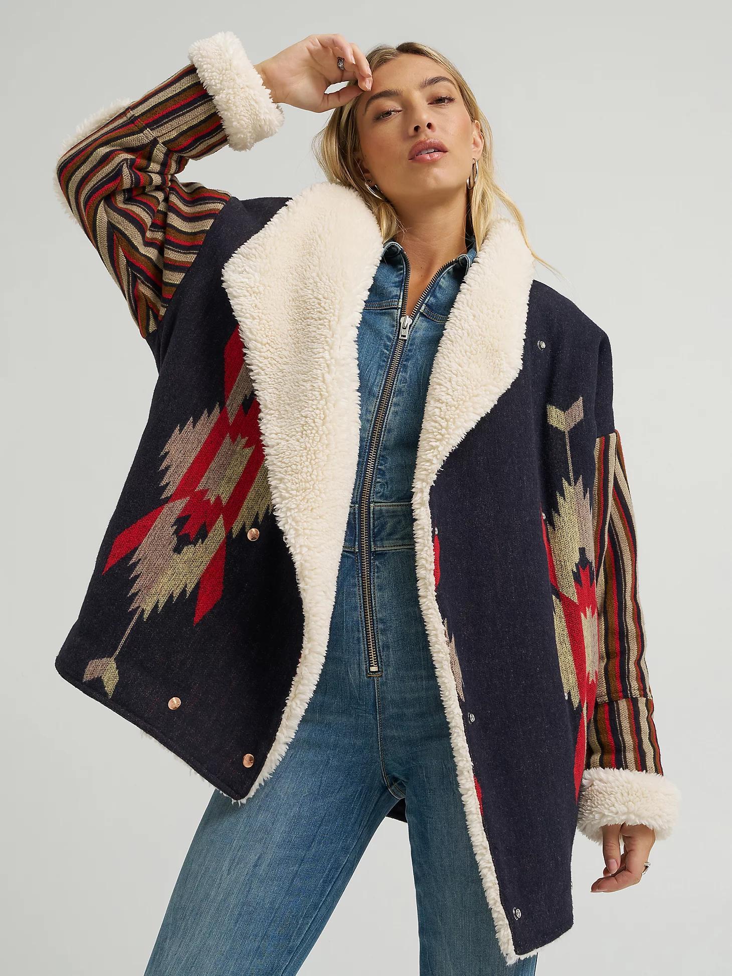 Wrangler x Lainey Wilson Jacquard Lainey Coat | Women's JACKETS & OUTERWEAR | Wrangler® Product Image