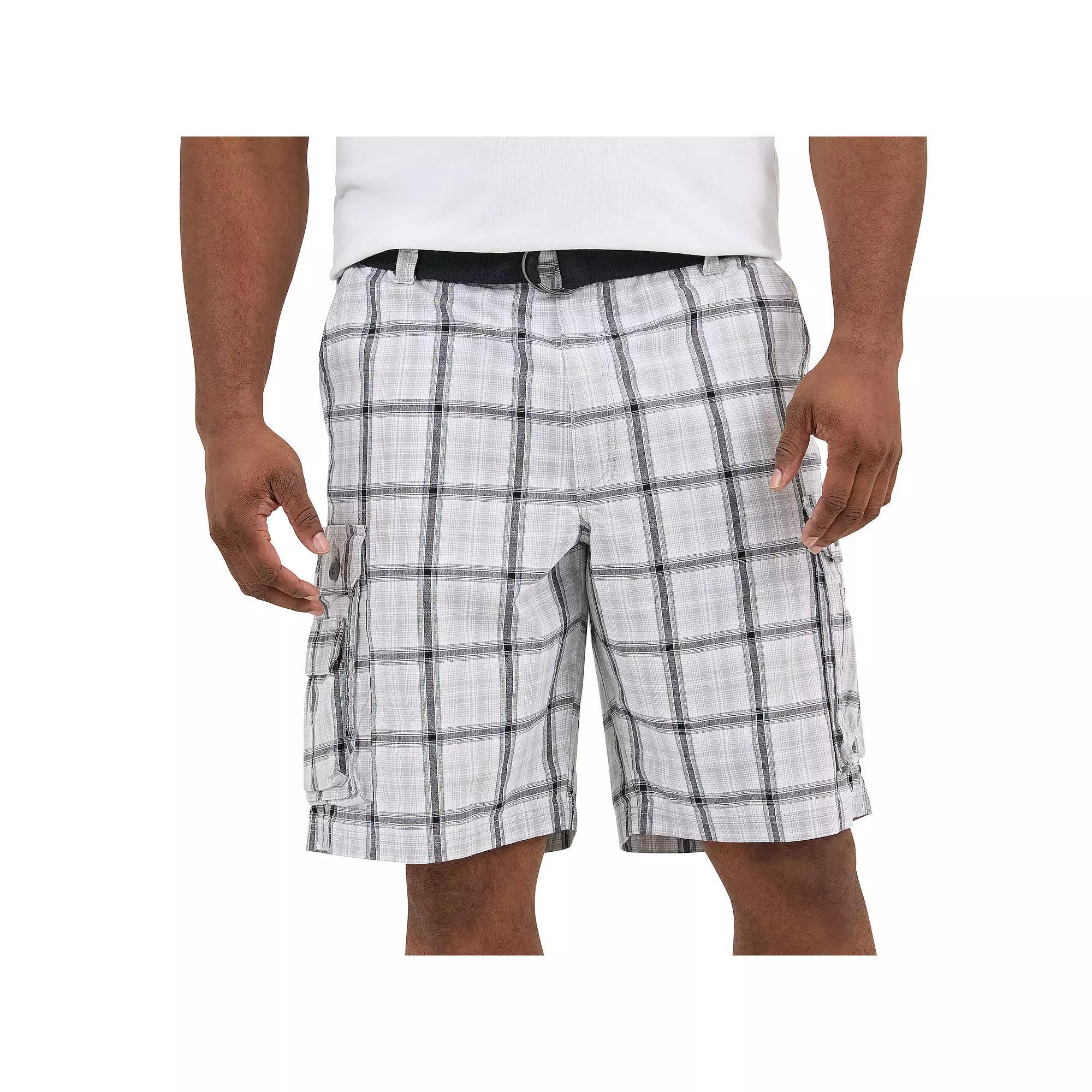 Big & Tall Lee® Wyoming Shorts, Men's, Size: 54, Gray Plaid Product Image