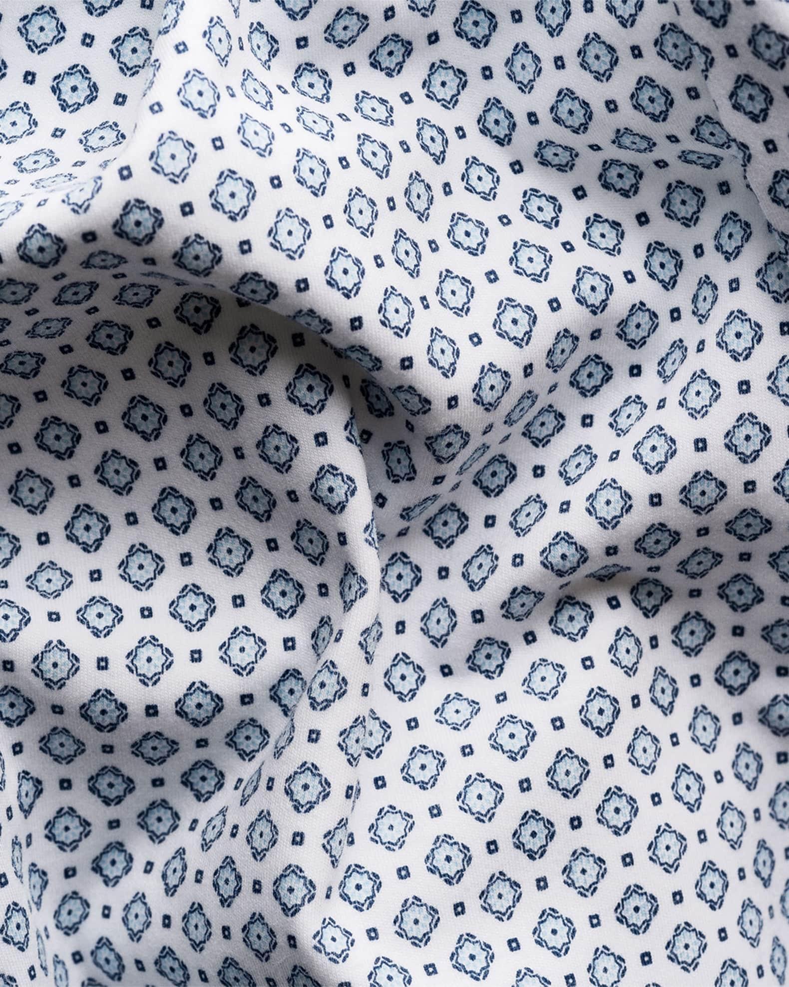 Mens Printed Slim-Fit Dress Shirt Product Image