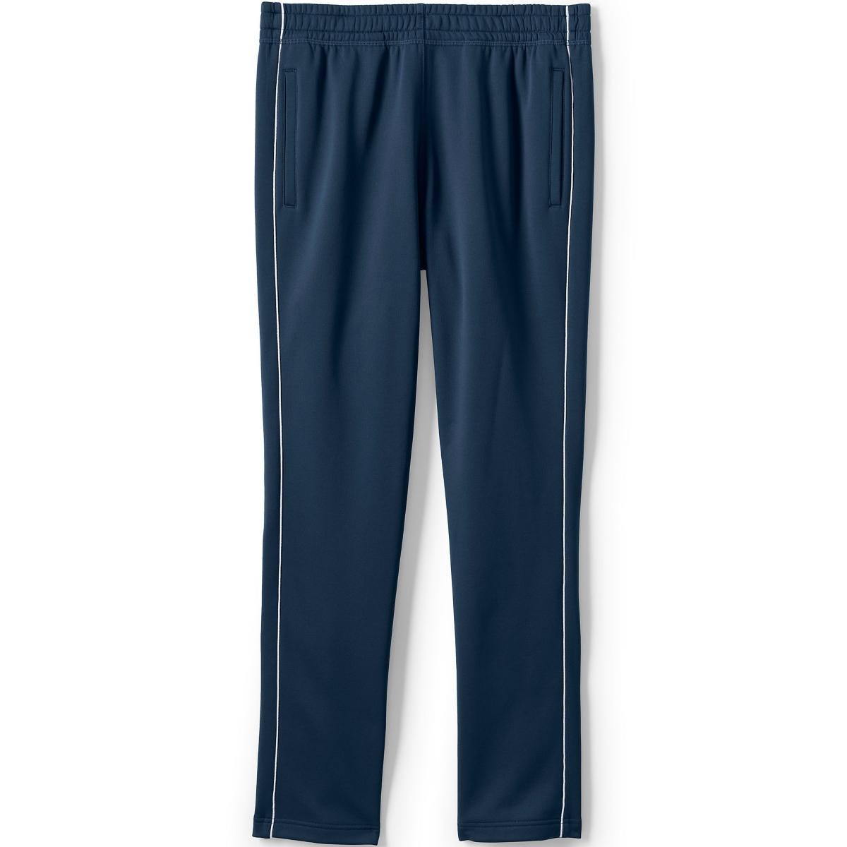 Men's Lands' End Active Track Pants, Size: XL, Black Product Image